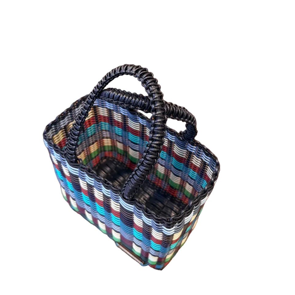 cesta mini ~ multi stripes