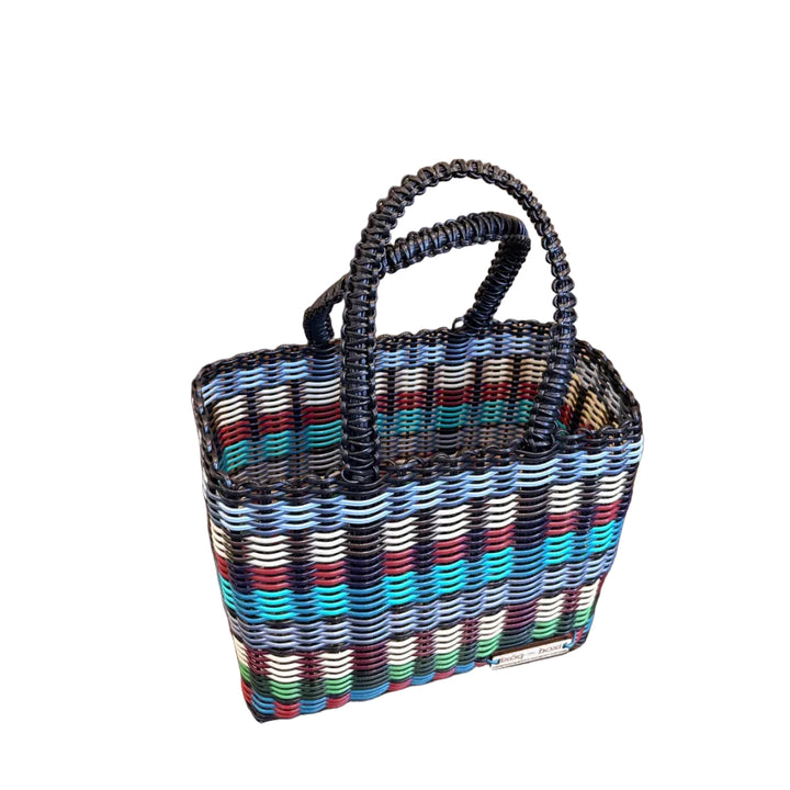 cesta mini ~ multi stripes
