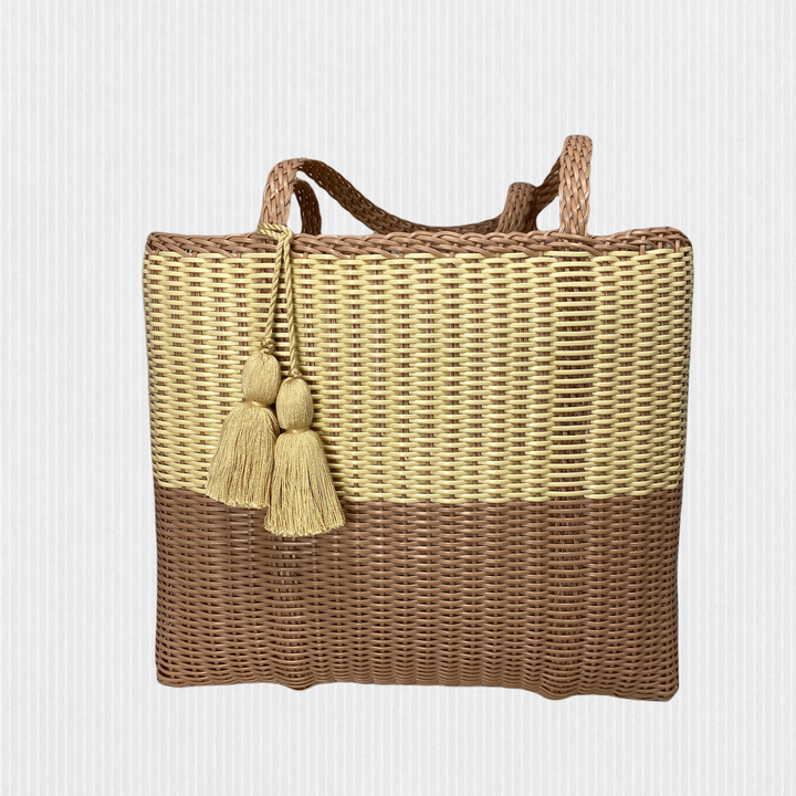 cesta tote ~ medium ~ 2 color block