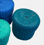 round 'catch all' with lid ~ solids