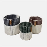 round 'catch all' / planters ~ color bands