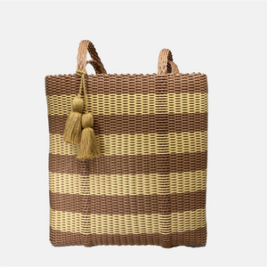 cesta tote ~ large ~ stripe ~ unlined