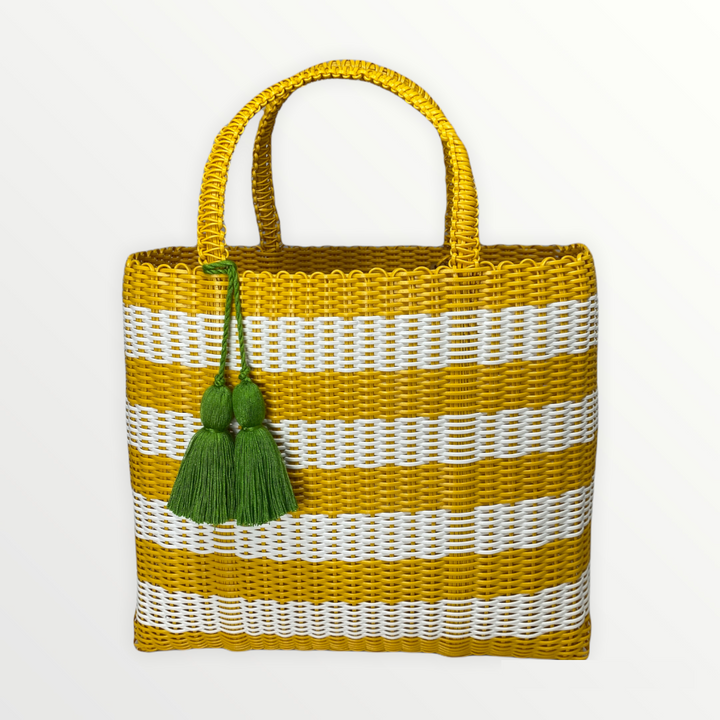 cesta tote ~ medium ~ striped