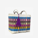 cesta tote ~ medium ~ multistriped ~ unlined