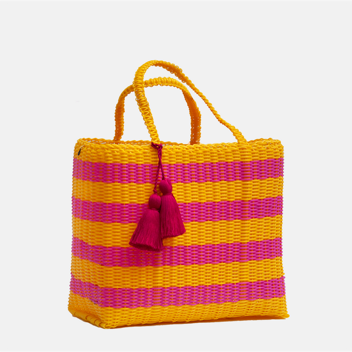 cesta tote ~ medium ~ striped