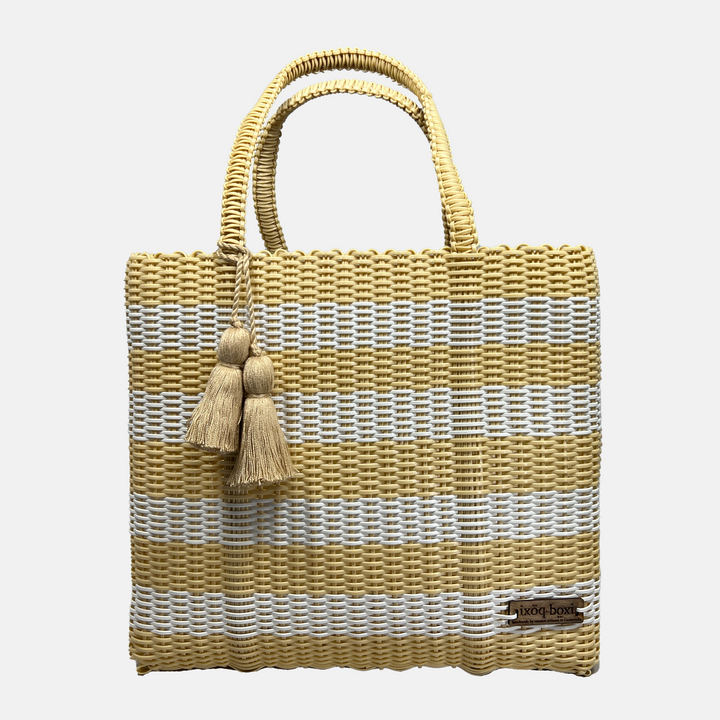 cesta tote ~ medium ~ striped