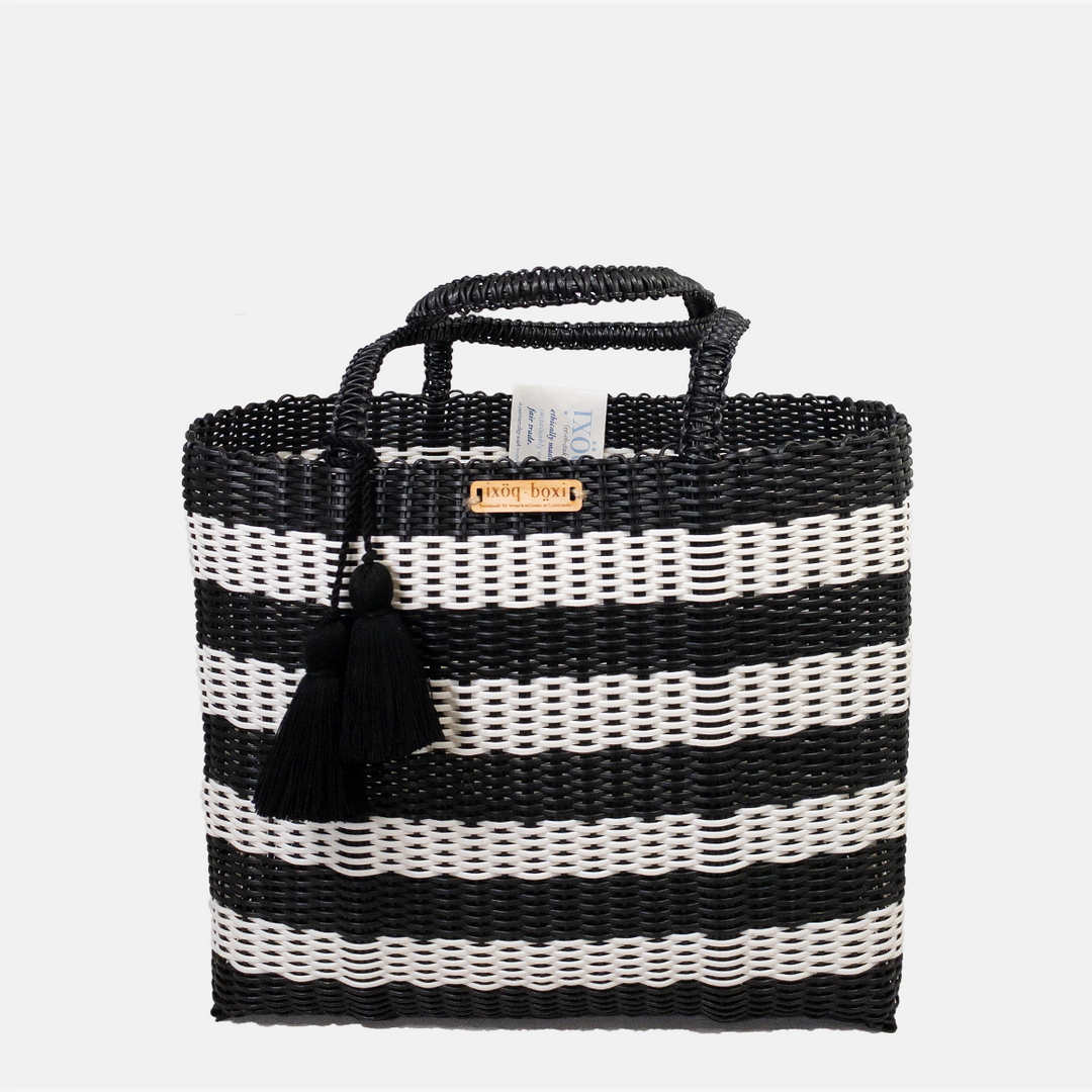 cesta tote ~ medium ~ striped