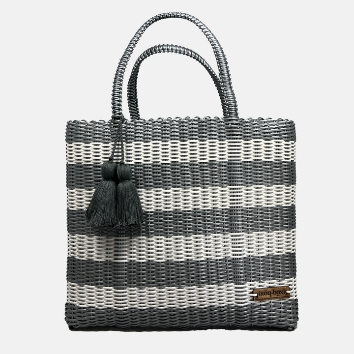 cesta tote ~ medium ~ striped