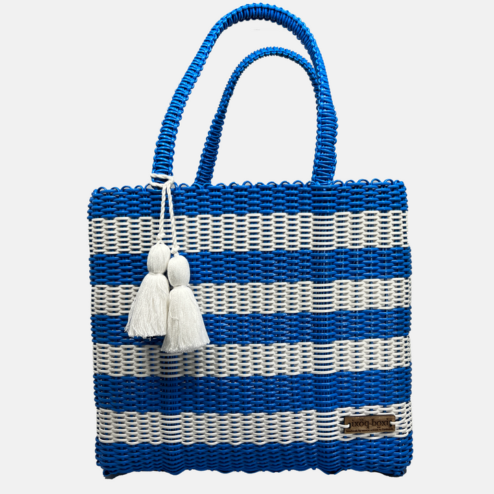 cesta tote ~ medium ~ striped