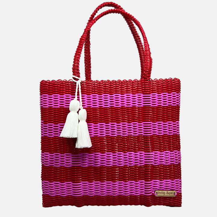cesta tote ~ medium ~ striped