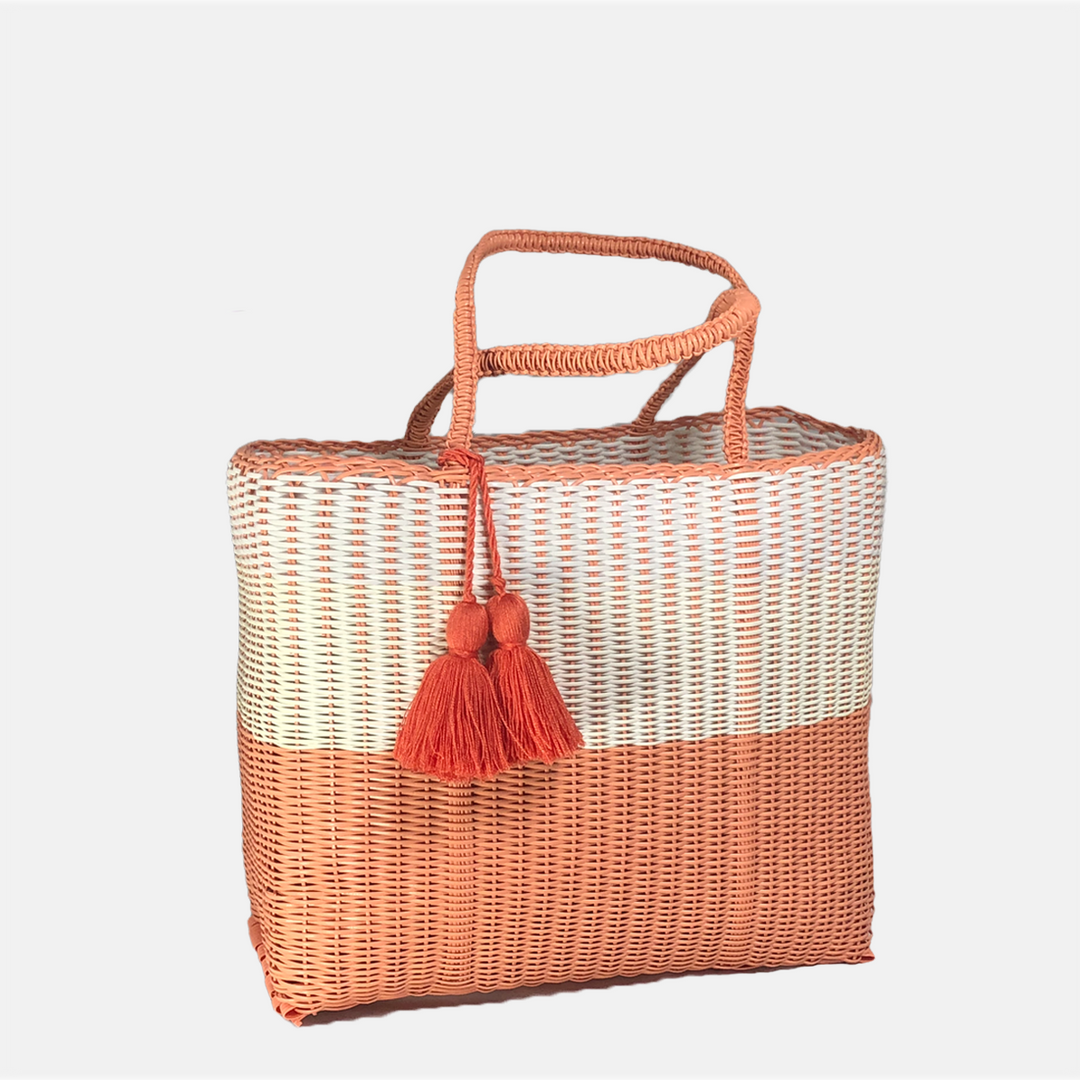 cesta tote ~ medium ~ 2 color block