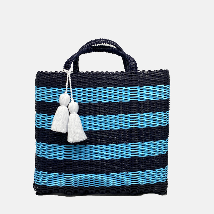 cesta tote ~ medium ~ striped