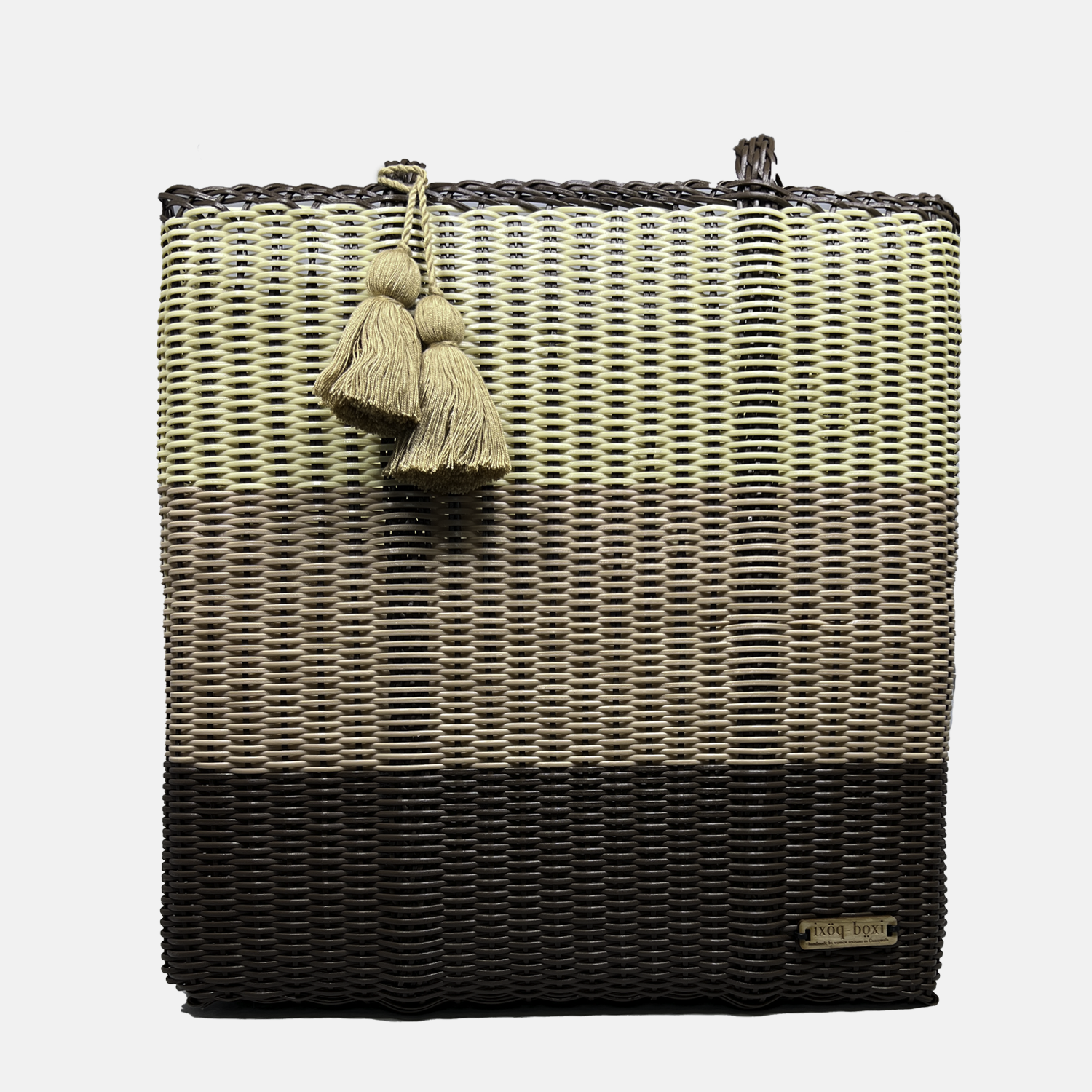 cesta tote ~ ex-large ~ 3 color block – IXOQ