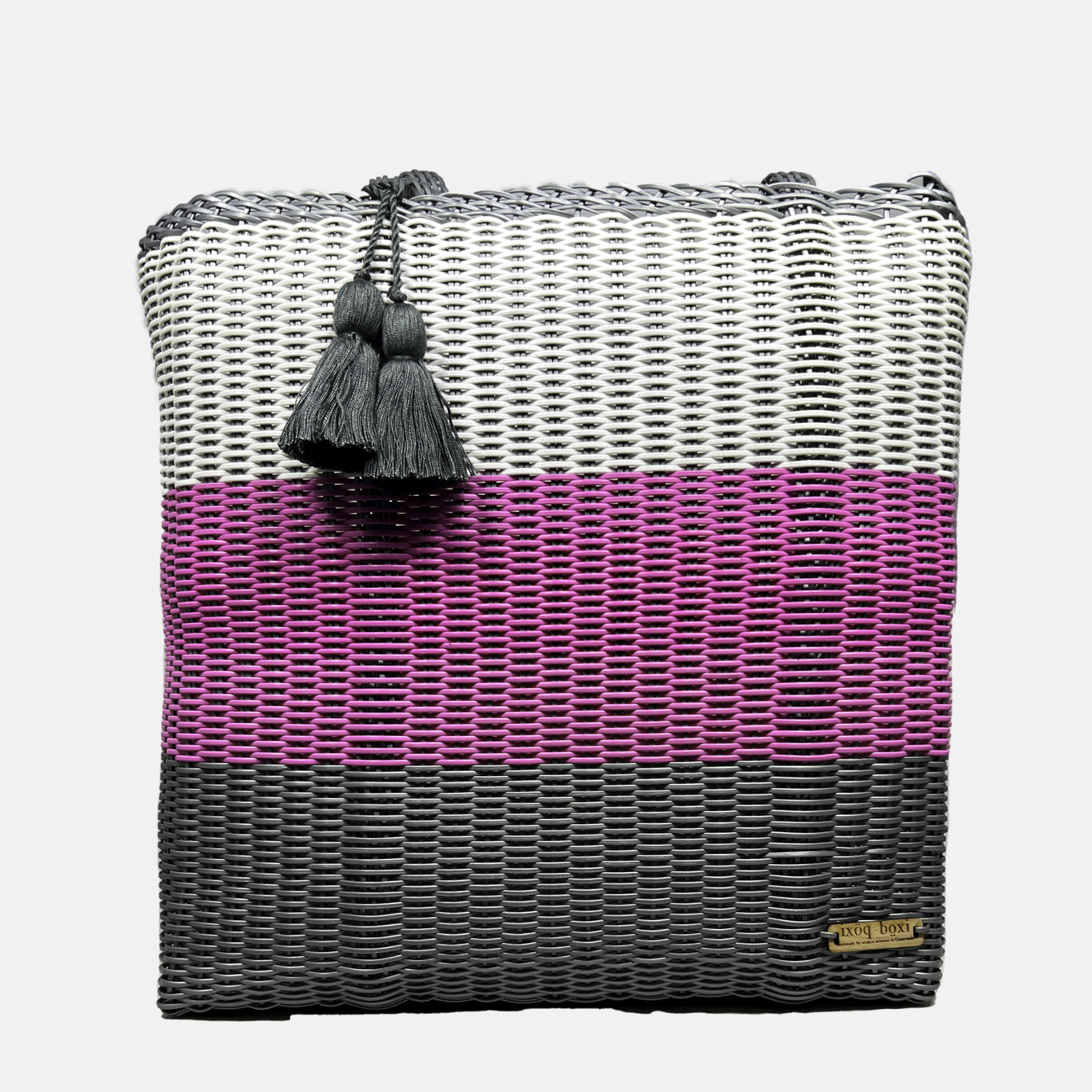 cesta tote ~ ex-large ~ 3 color block – IXOQ