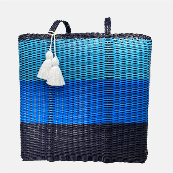cesta tote ~ ex-large ~ 3 color block
