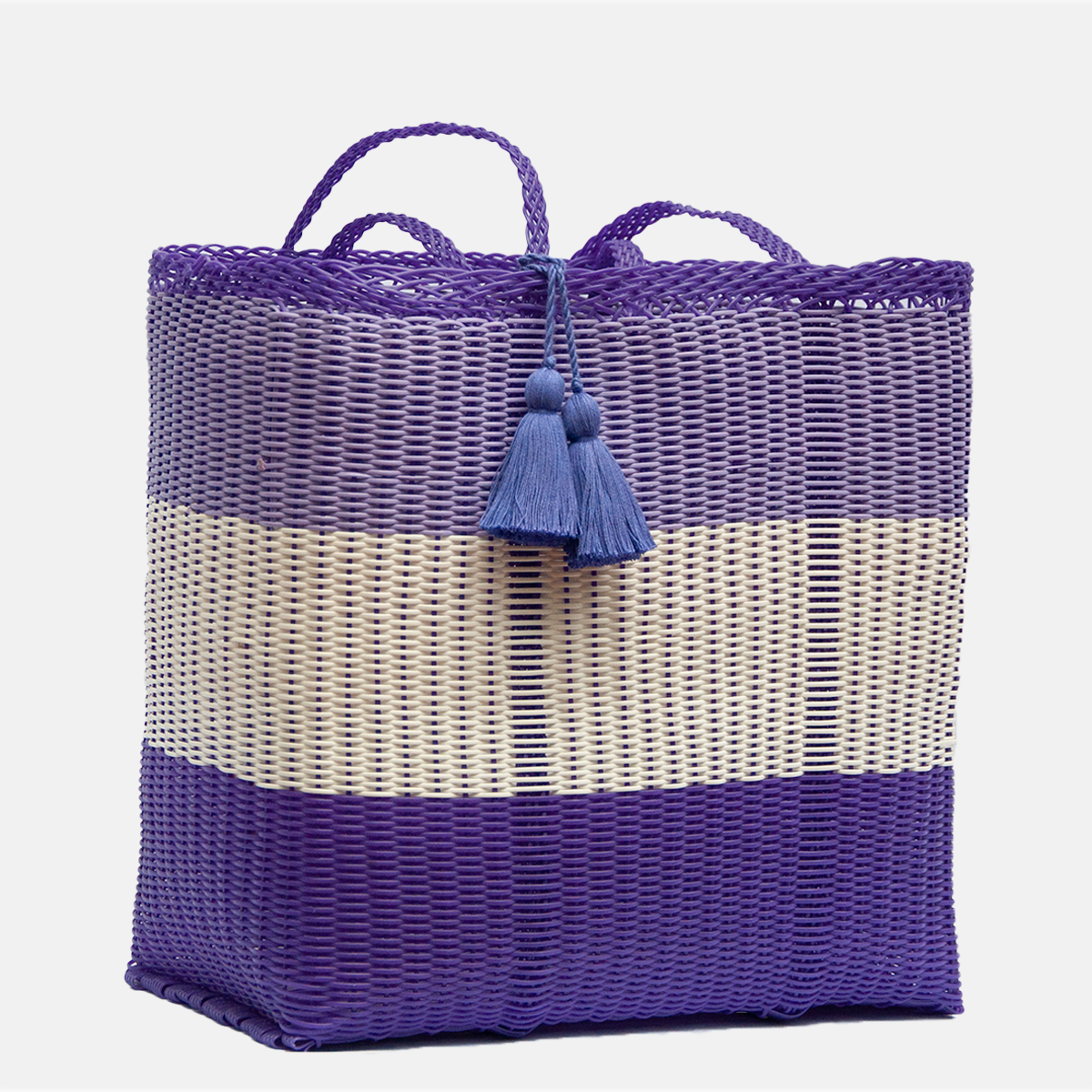 cesta tote ~ ex-large ~ 3 color block – IXOQ