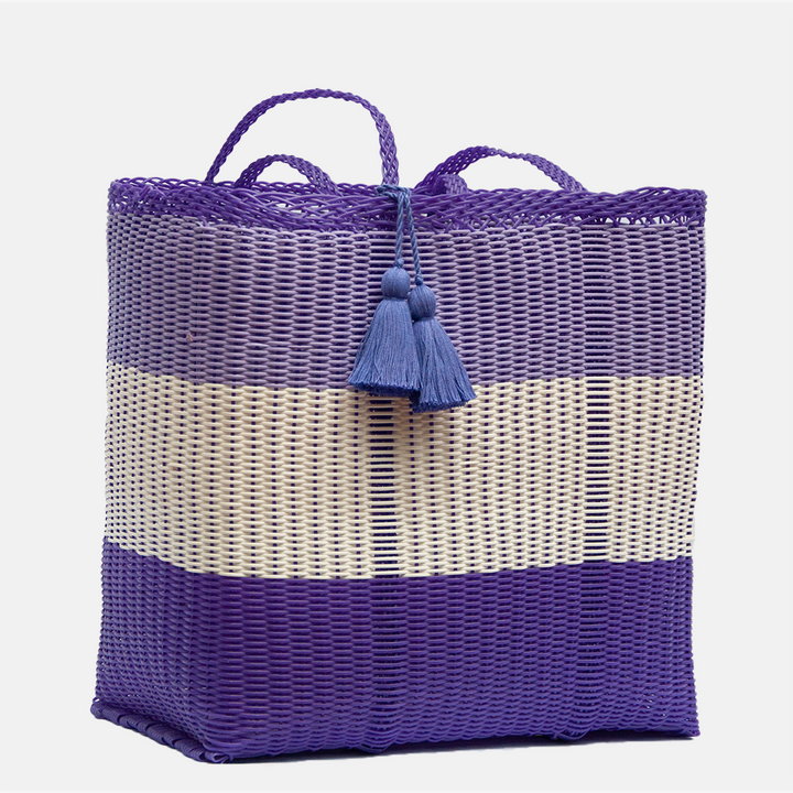 cesta tote ~ ex-large ~ 3 color block