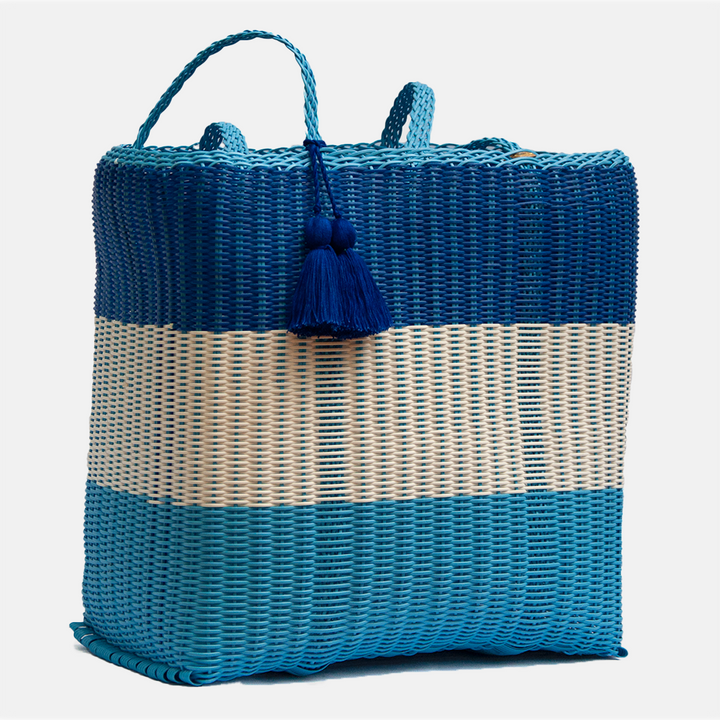 cesta tote ~ ex-large ~ 3 color block