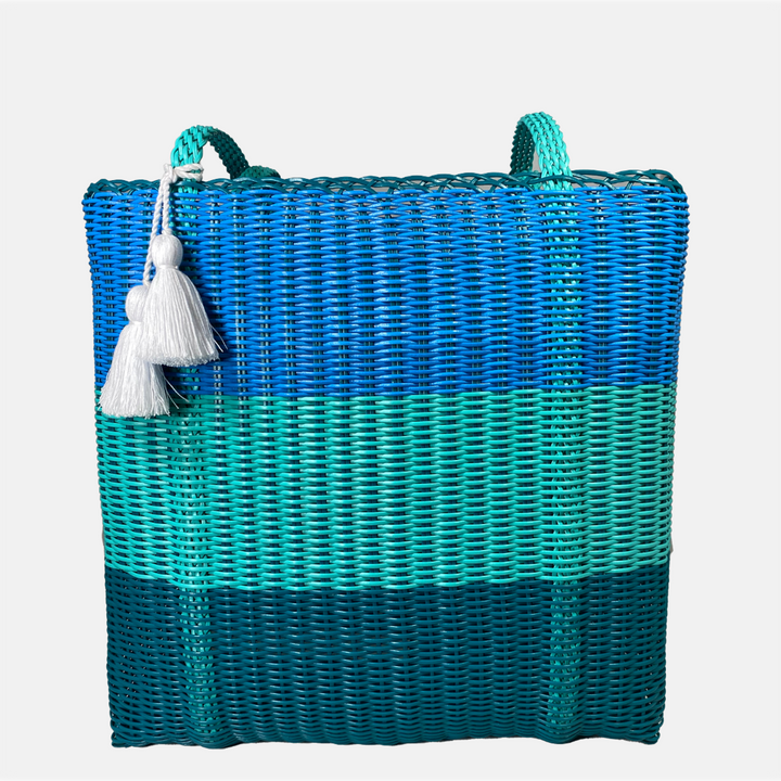 cesta tote ~ ex-large ~ 3 color block