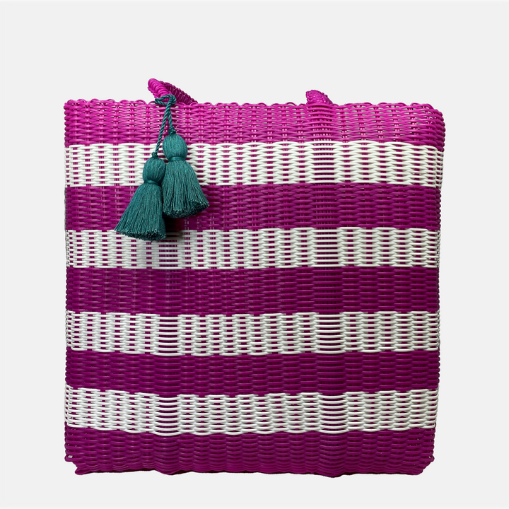 cesta tote ~ ex-large ~ striped