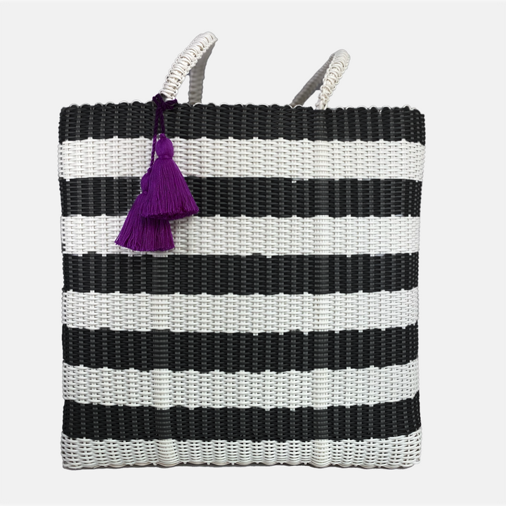 cesta tote ~ ex-large ~ striped