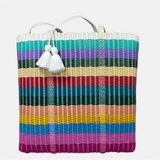 cesta tote ~ ex-large ~ multicolor striped