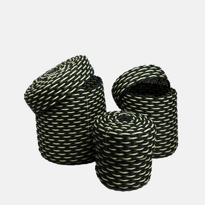 boxi cylindrical nesting containers ~ interweave