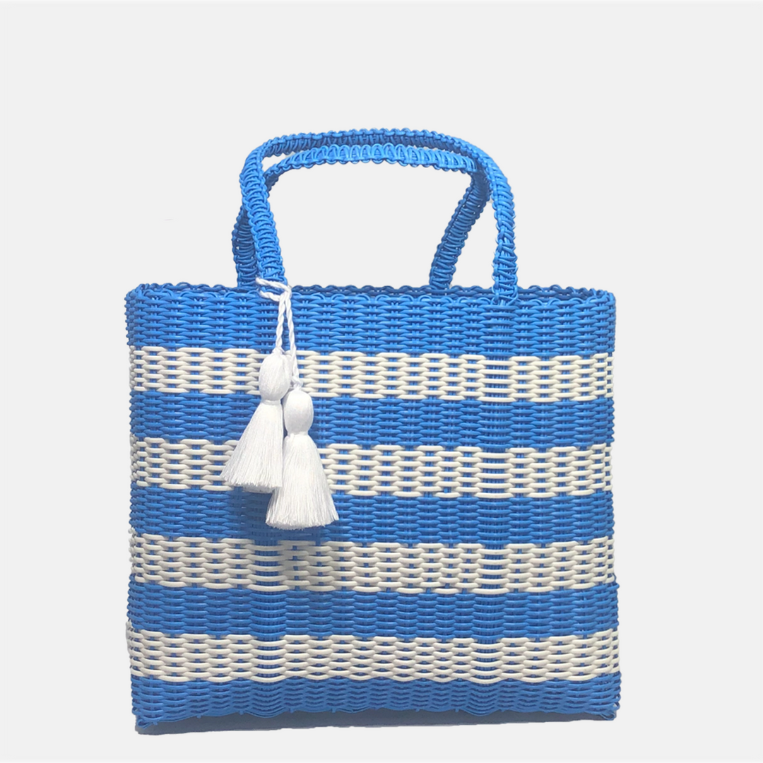 cesta tote ~ medium ~ striped