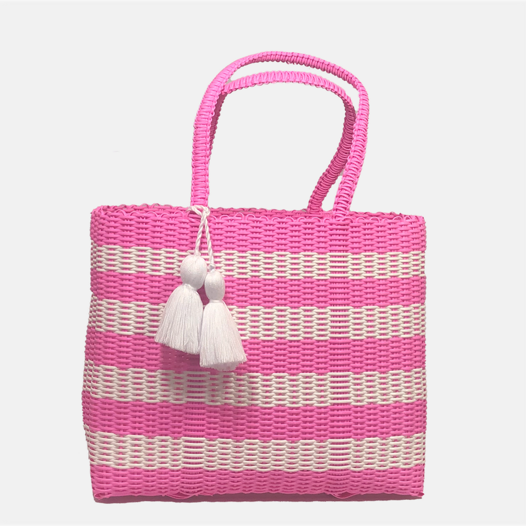 cesta tote ~ medium ~ striped