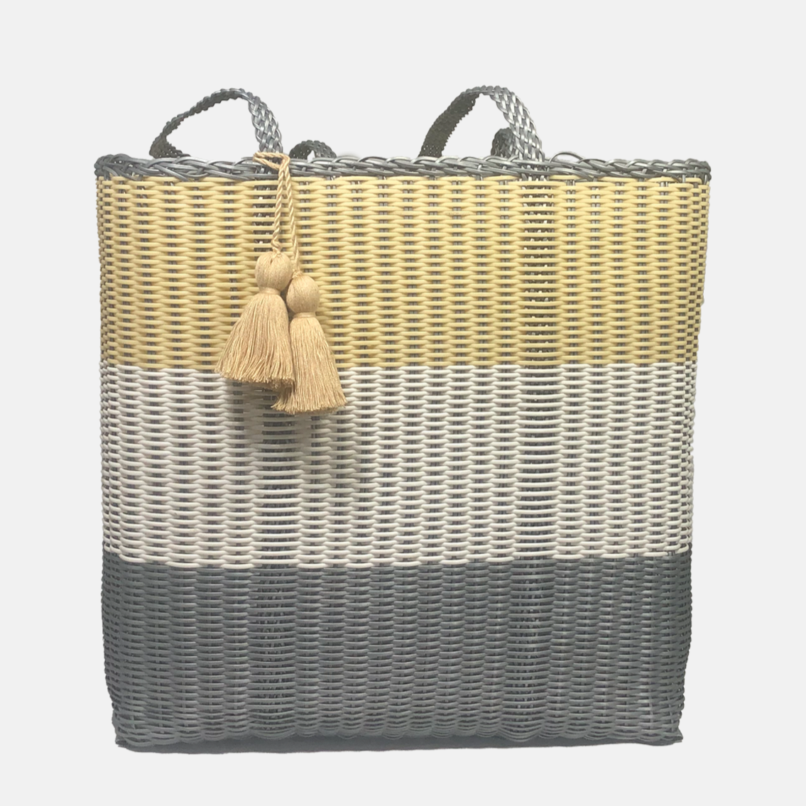 cesta tote ~ ex-large ~ 3 color block – IXOQ