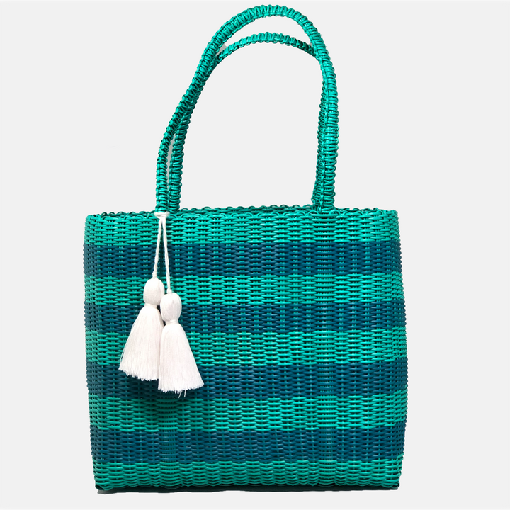 cesta tote ~ medium ~ striped