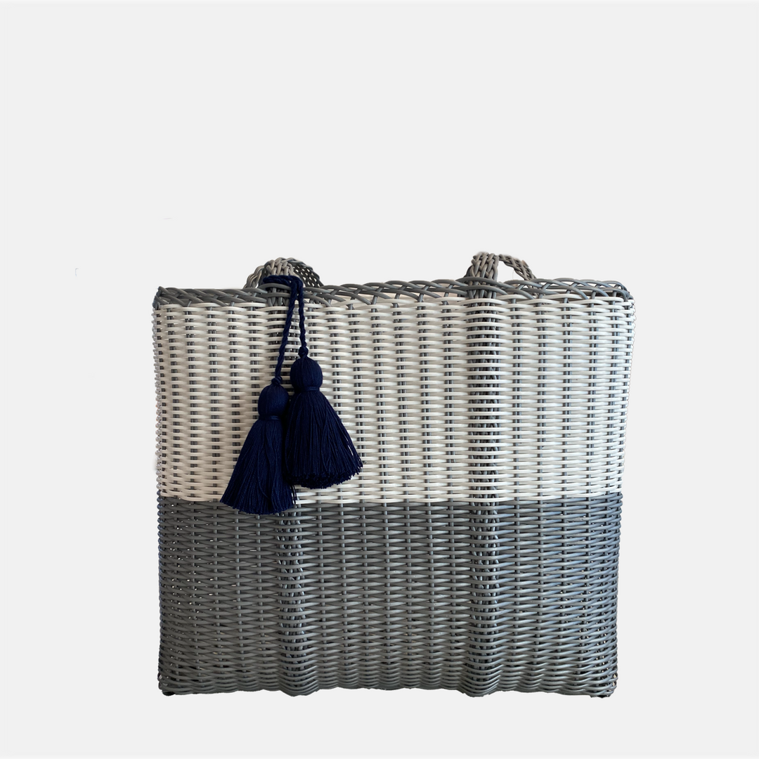 cesta tote ~ medium ~ 2 color block