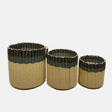 round 'catch all' / planters ~ color bands