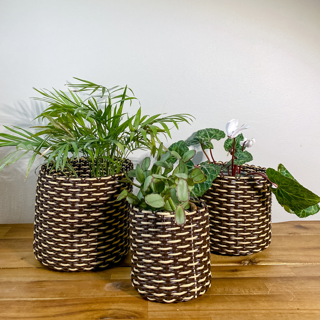 (wholesale) round 'catch all' / planters ~ interweave